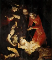 Die Anbetung der Hirten, 1550