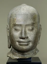 Kopf von König Jayavarman VII. (r.1181-c.1220)
