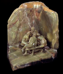 Die Plauderer 1897 (Bronze und Onyx)