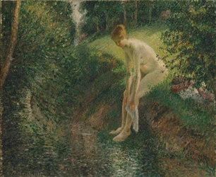 Badender im Wald, 1895