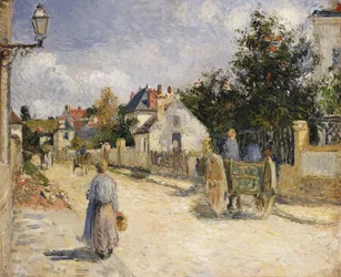 Straße in Pontoise, 1879