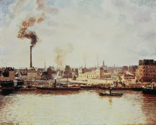 Saint-Sever-Kai in Rouen, 1896