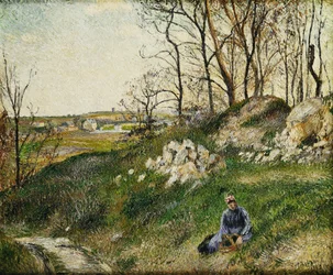 Die Kohlpflücker, Pontoise; Les Carrieres du Chou, Pontoise, 1882