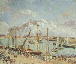 Der Hafen von Le Havre, Nachmittag, Sonne, 1903
