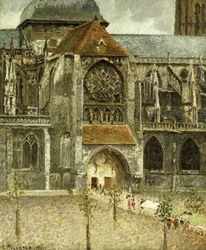 Das Portal der Kirche Saint-Jacques in Dieppe