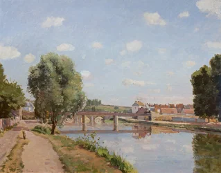 Die Eisenbahnbrücke, Pontoise, 1873