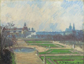 Die Tuilerien und der Louvre, 1900