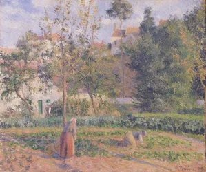 Gemüsegarten in der Eremitage, Pontoise, 1879