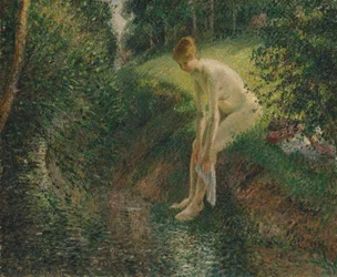 Badender im Wald, 1895