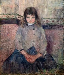 Félix Pissaro in einem Rock