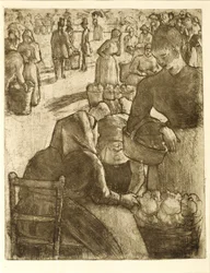 Gemüsemarkt in Pontoise