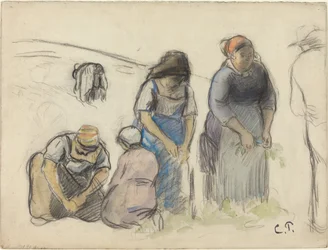Erbsenernte [recto], ca. 1880