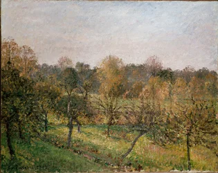 Sonnenuntergang in Eragny-sur-Epte, Herbst, 1902