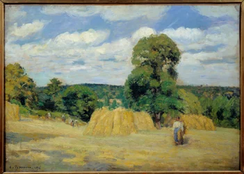 Die Ernte in Montfoucault in Mayenne