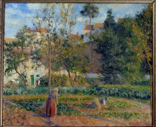 Gemüsegarten in der Hermitage, Pontoise, 1879, Maße 0,55 x 0,65 m, Paris, Musée d