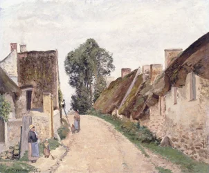 Dorfstraße, Auvers-sur-Oise, 1873