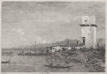 Der Turm von Malghera, aus der Serie Vedute