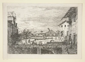 Die Terrasse, aus der Serie Vedute