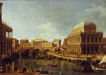 Capriccio mit palladianischer Architektur, 1757-1759
