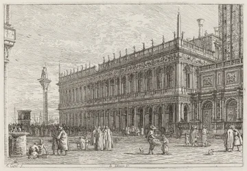 Die Bibliothek. V. (oben links)