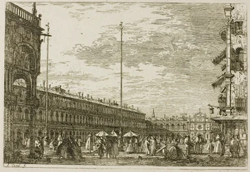 Le Procuratie niove e S. Ziminian V, aus Vedute