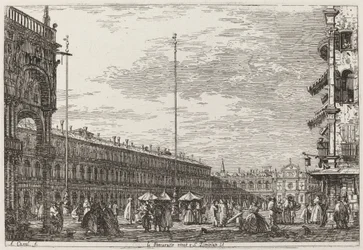 Le Procuratie niove e S. Ziminian V. [oben rechts]