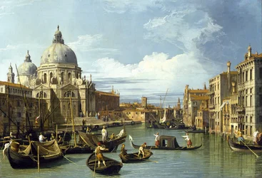 Der Eingang zum Canal Grande, Venedig