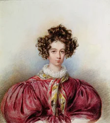 Porträt von George Sand (1804-76) 1830