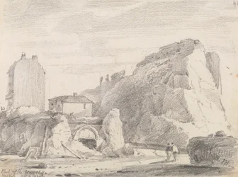 Teil der Westklippe, Hastings, 8. Oktober 1820