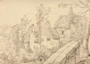 Ruinen der Abtei Crewkerne, Mai 1833