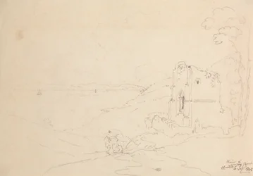 Ruinen der Walton-Kirche, Clevedon, 6. September 1845