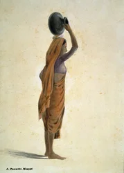 Eine Purwari Frau, Indien