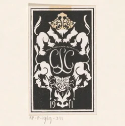 Ex libris von Carel Lion Cachet