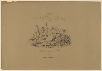Sechs Landschaftsstudien nach der Natur