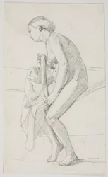 Studien zum Gemälde des Museums "Jairi Tochter"