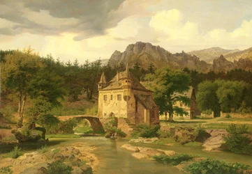 Schloss in den Bergen, 1835