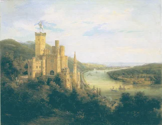 Blick auf Schloss Stolzenfels am Rhein