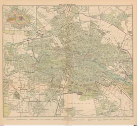 Plan der Stadt Berlin