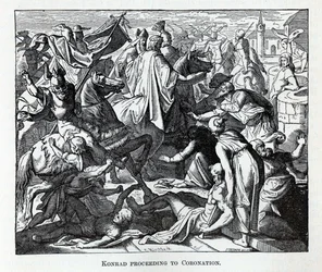 Konrad auf dem Weg zur Krönung, 1882