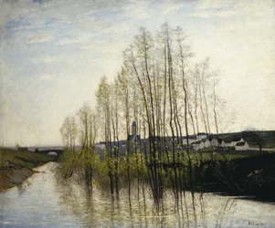 Flusslandschaft, Champagne, 1876