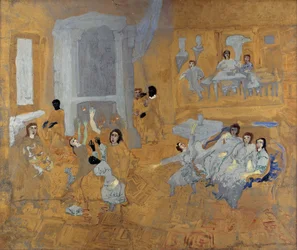 Ohne Titel (Orientalisches Interieur)