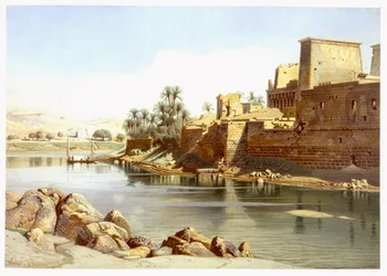 Tempel der Isis in Philae, 1870
