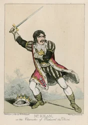 Mr. Edmund Kean in der Rolle von Richard III.