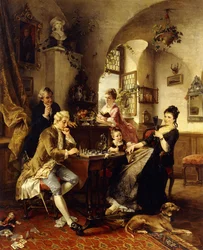 Ein Schachspiel