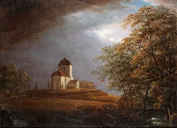 Blick von der Kirche in Andrarum