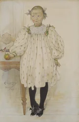 Martha Winslow als Mädchen, 1896