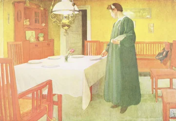 Schulhaushalt, Esszimmerszene, veröffentlicht in 
