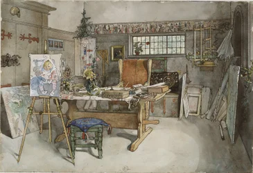 Das Studio, aus der Serie Ein Zuhause, ca. 1895