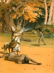 Robinson Crusoe und die Wilden