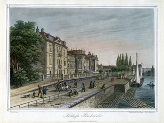 Schloss Biebrich, Wiesbaden, Deutschland, um 1820